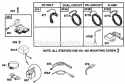 Alternator Chart Elect Diagram and Parts List for  Briggs and Stratton Engine